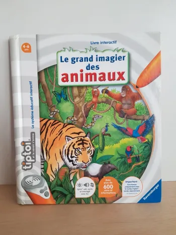 Ravensburger livre tiptoi le grand imagier des animaux