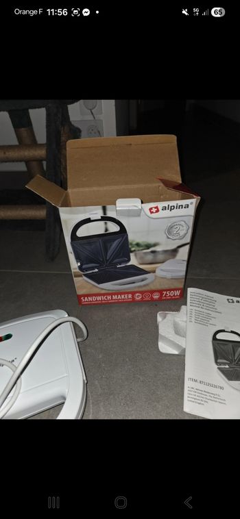 Grille sandwish/ croque monsieur 