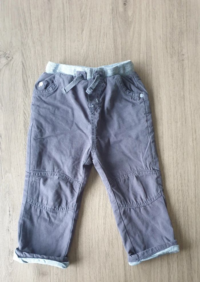 Pantalon bébé garçon, taille 81cm/ 18 mois, Obaïbi