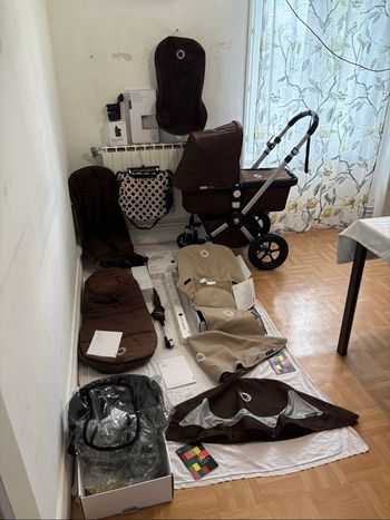 Poussette Bugaboo Cameleon avec accessoires