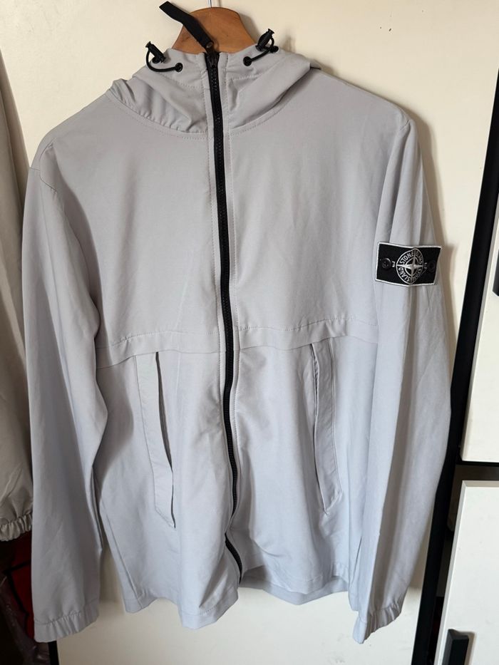 Gilet stone Island blanc taille-S - photo numéro 6