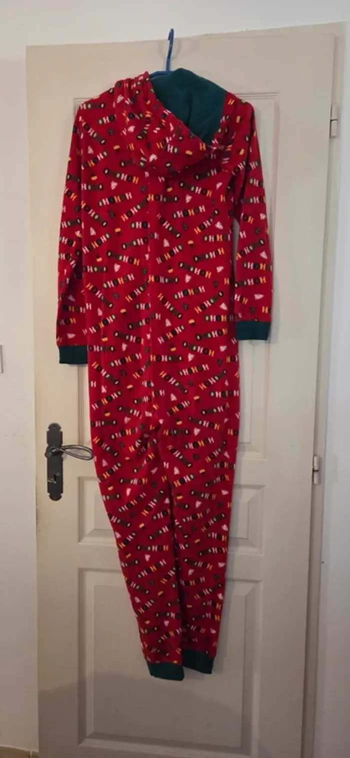 Pyjama Combinaison Esmara pilou pilou de Noël - photo numéro 2