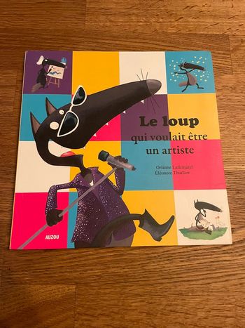 Livre Mes p’tits Albums P’tit Loup Le loup qui voulait être un artiste