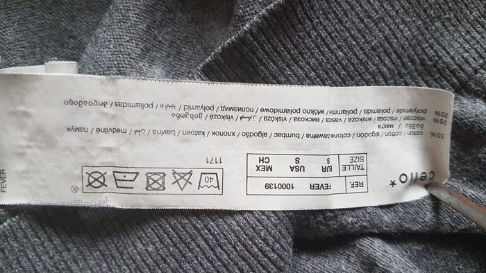 Pull garçon 34 gris Celio - photo numéro 3