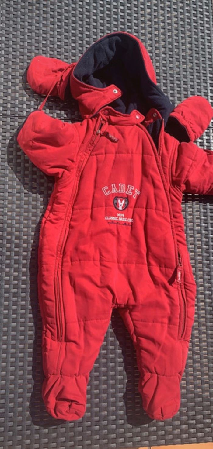 Combinaison nid d'ange manteau 12 mois Cadet Rousselle