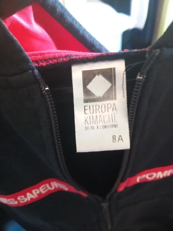 Veste de jogging jeune sapeur pompier 8ans - photo numéro 3