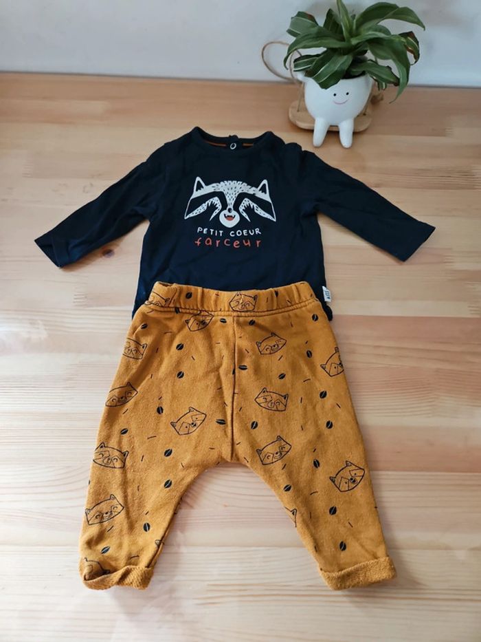 Ensemble garçon  3 mois