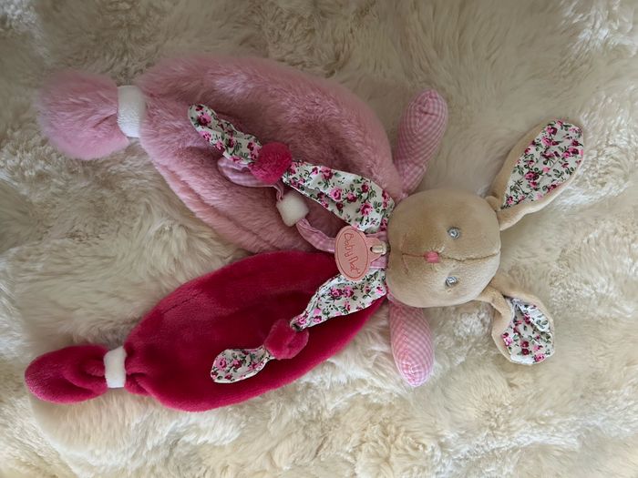 Doudou lapin baby nat
