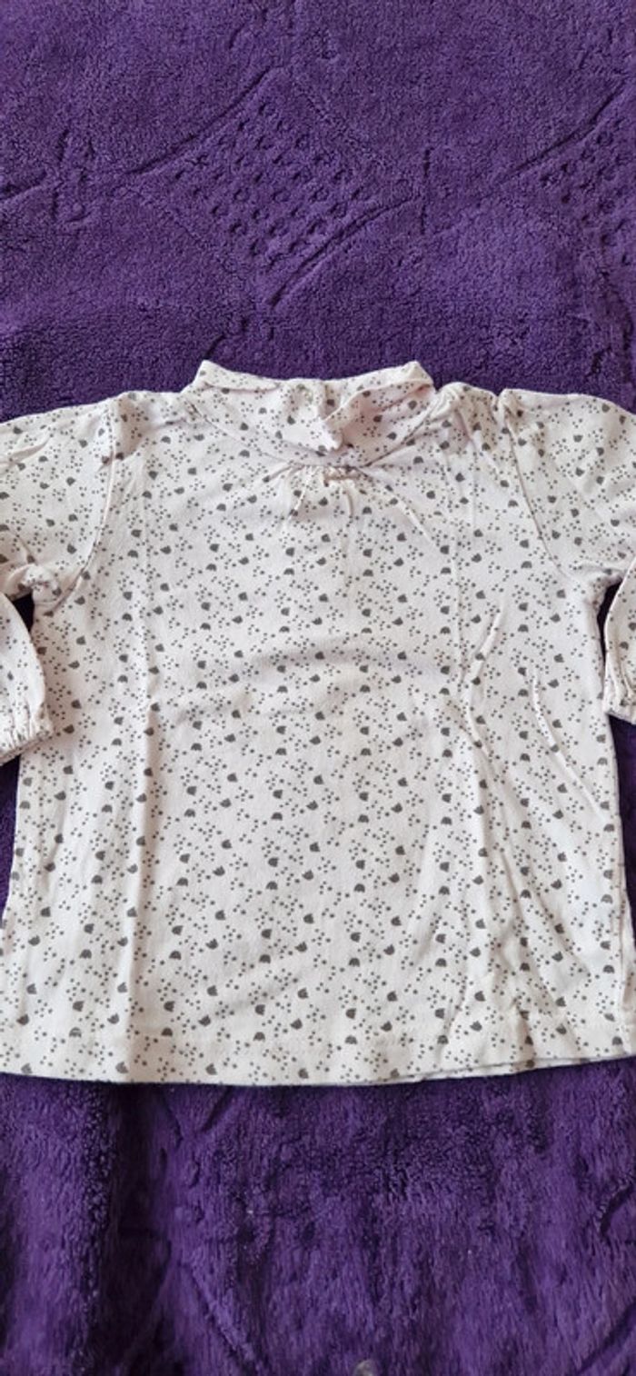 T-shirt manches longues fille 18 mois - photo numéro 2