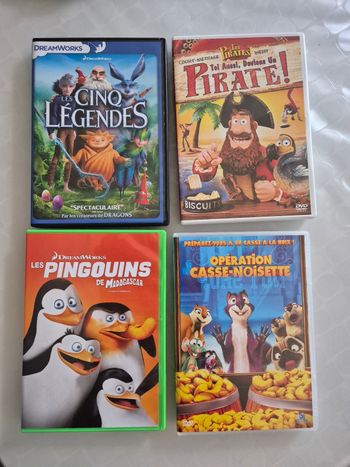Lot 4 dvd enfant, TBE 💿
