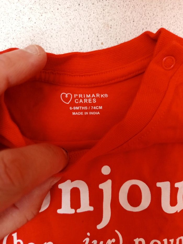 T-shirt taille 6/9mois - photo numéro 3