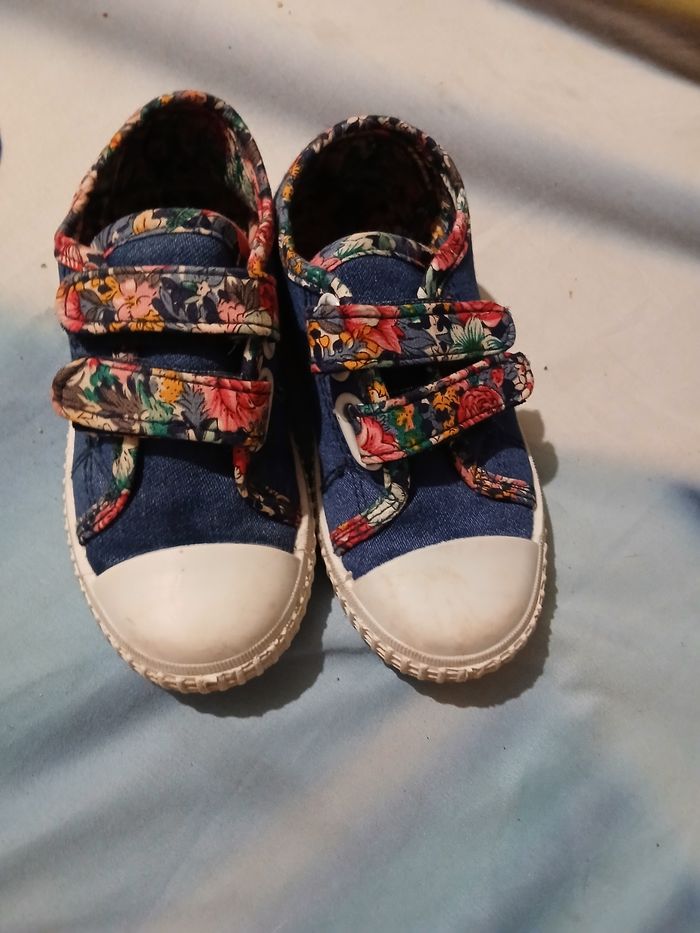 Chaussures bébé fille a scratch - photo numéro 7