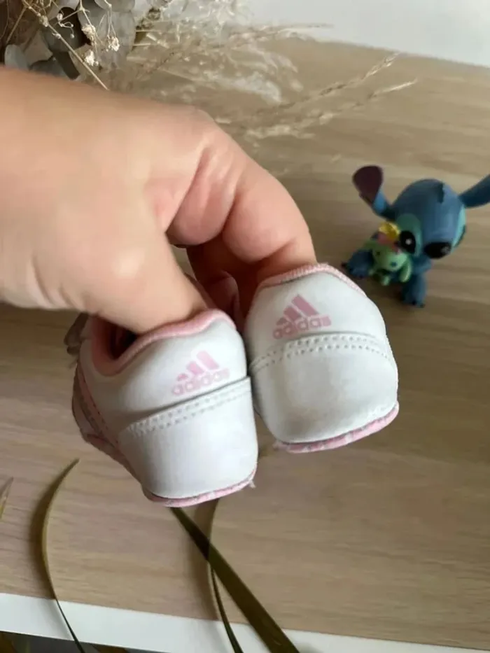 Chaussure basket bébé fille Adidas taille 17 - photo numéro 8