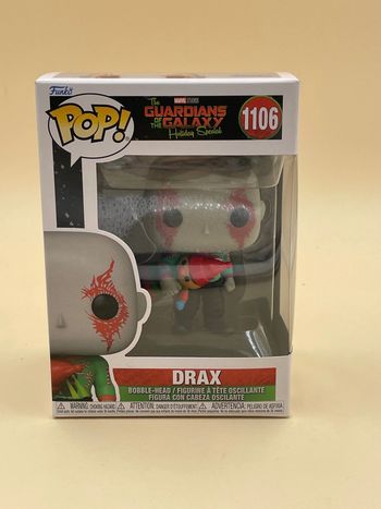Figurine Funko Pop Marvel Studios The Guardians of the Galaxy Holiday Spécial Drax N•1106 neuf
