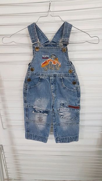 Salopette en Jean 6/9 mois
