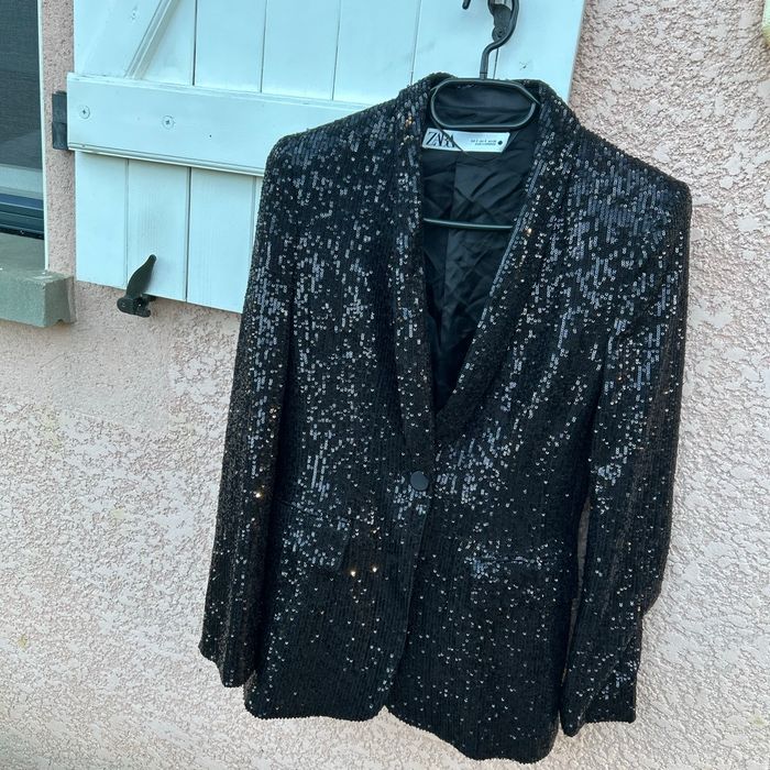 Veste pailletée Zara