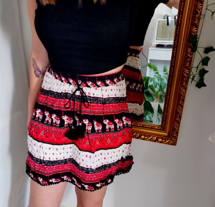 Jolie jupe Gipsy orientale avec ceinture🌷 - photo numéro 3