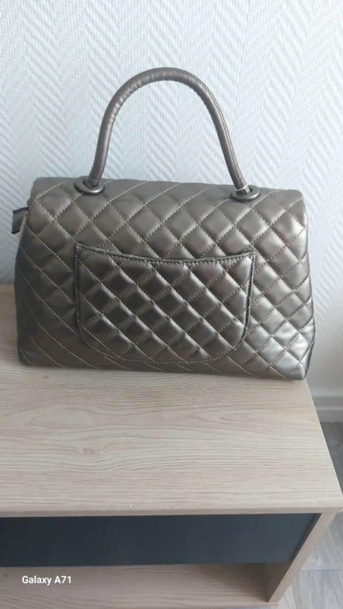 Sac à main 👜 bandoulière gris neuf - photo numéro 6