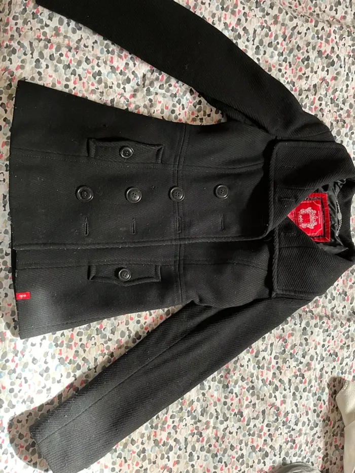 Manteau caban noir edc taille xs - photo numéro 2