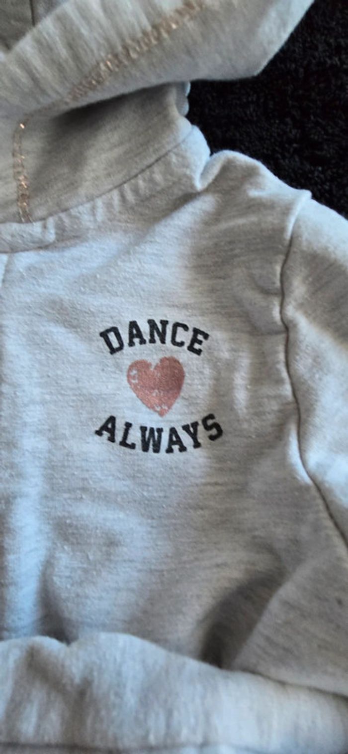 Sweat a capuche zippée 5 ans - photo numéro 3