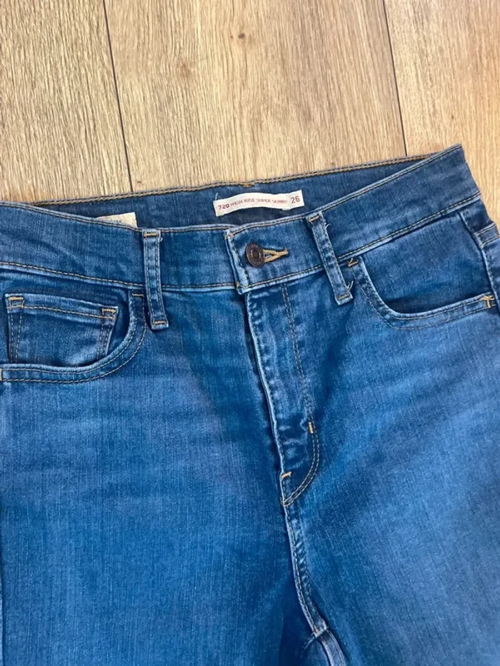 Jean taille haute slim Levis - photo numéro 2