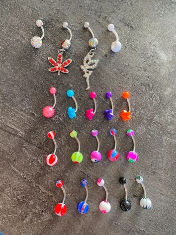 Lot piercings nombril neuf