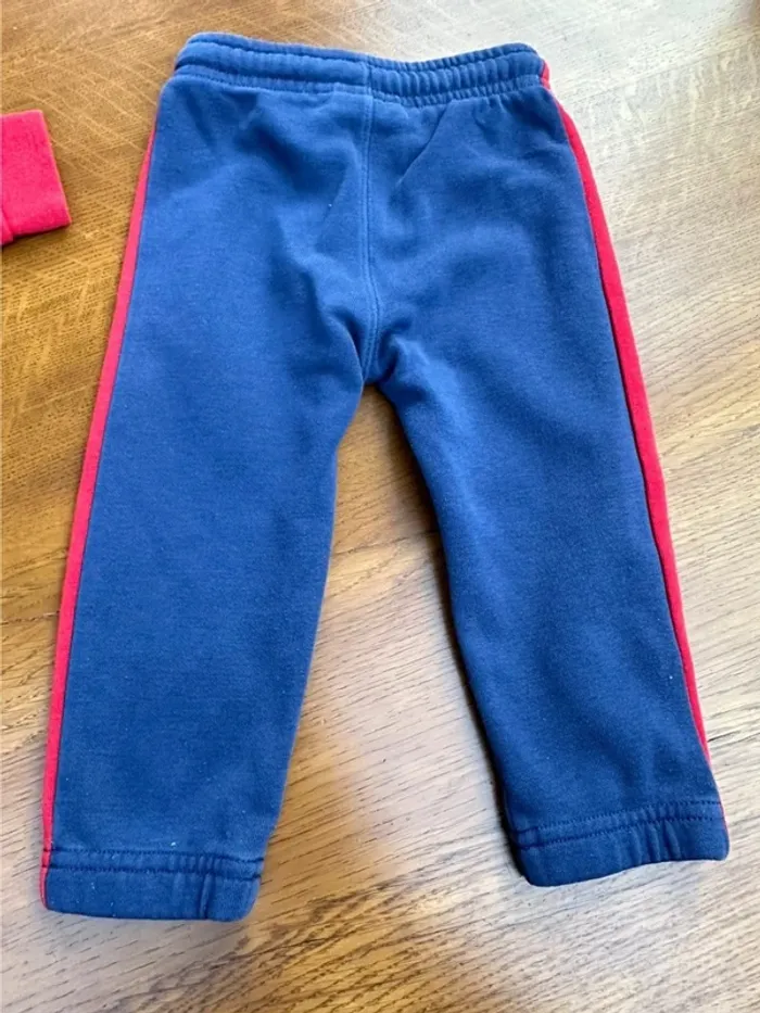 Ensemble jogging + veste Champion 9 mois bleu et rouge - photo numéro 7