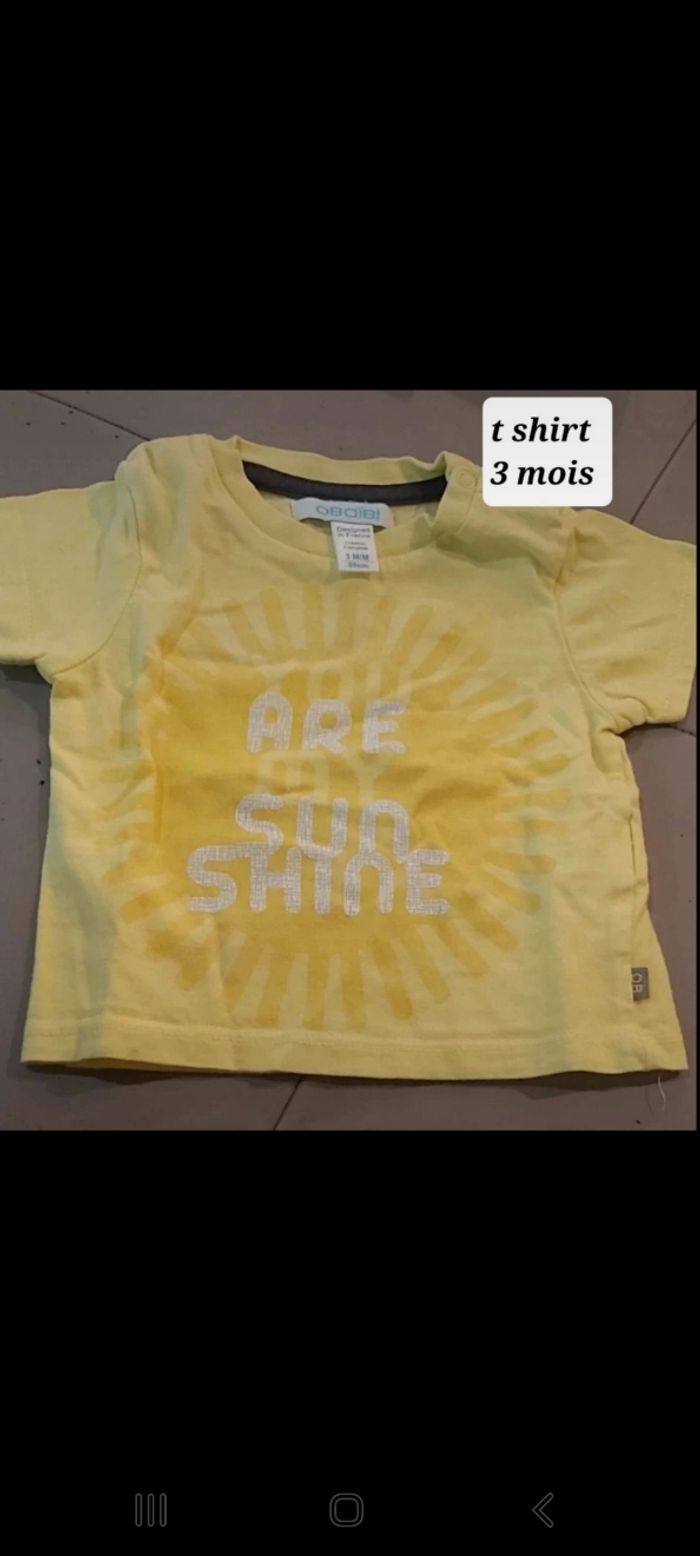Tshirt 3 mois obaibi