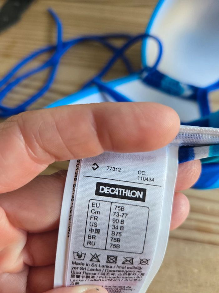 Haut de maillot de bain 90B decathlon - photo numéro 3