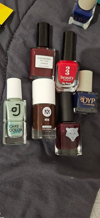 Lot de 6 vernis