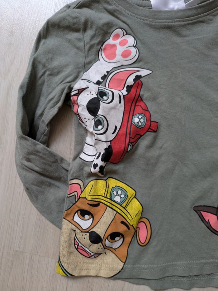 T-shirt manches longues garçon 4 ans pat'patrouille - photo numéro 2