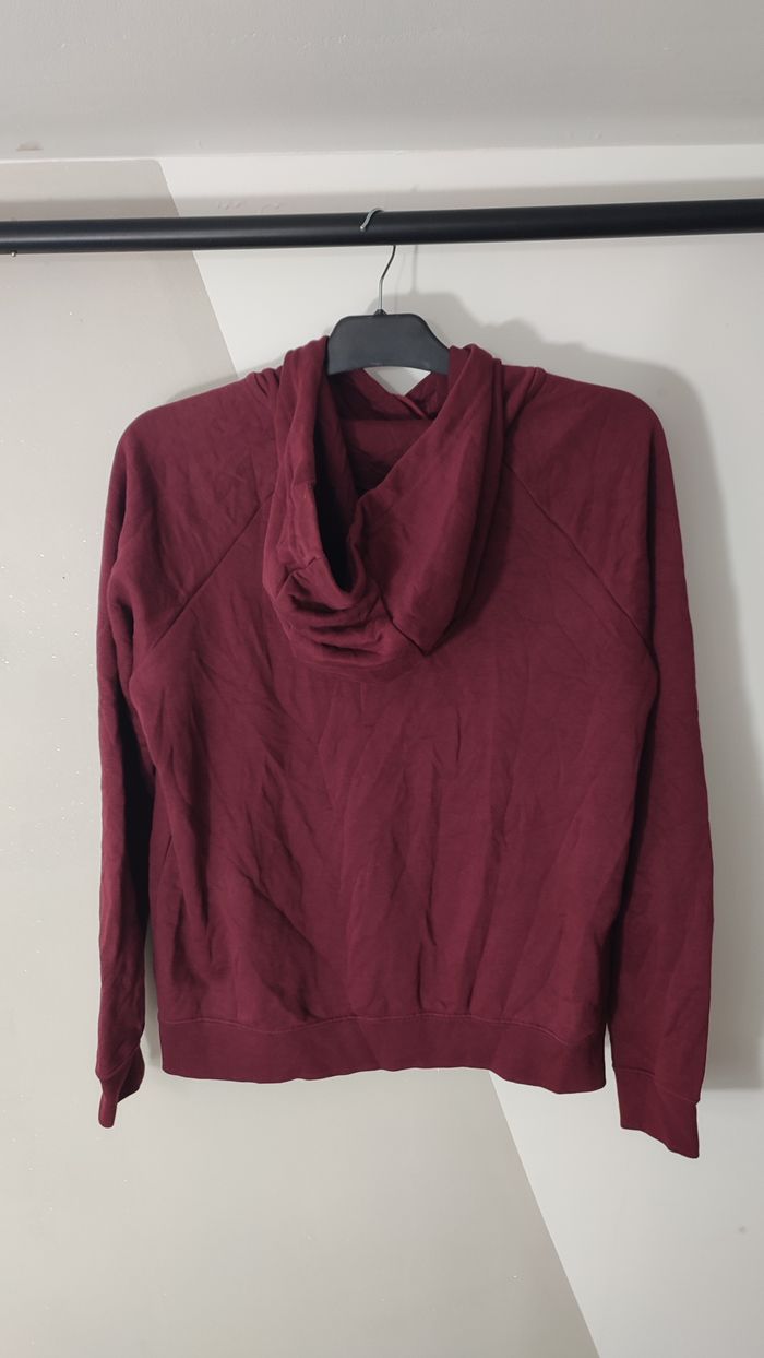 Vêtement vintage de marque Pull Sweat à capuche Nike rouge bordeaux M #D84 - photo numéro 6