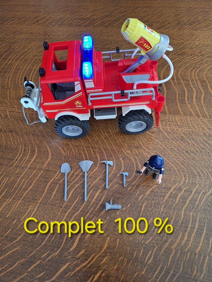 Playmobil 4x4 pompier 9466 Complet