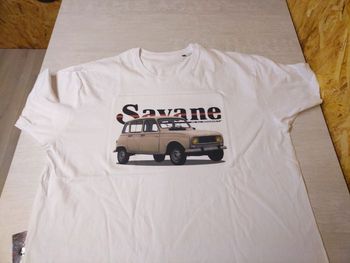 Tee shirt Renault 4L Savane