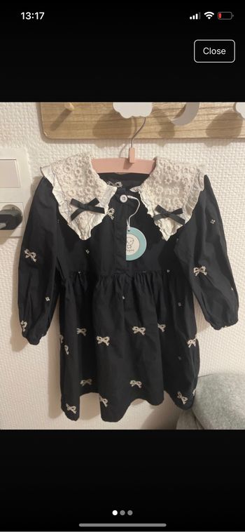 robe noire pour les filles