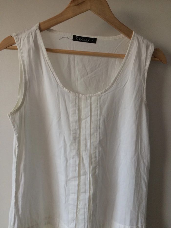 • Robe blanche Daphnéa ~ Taille 38 • - photo numéro 3