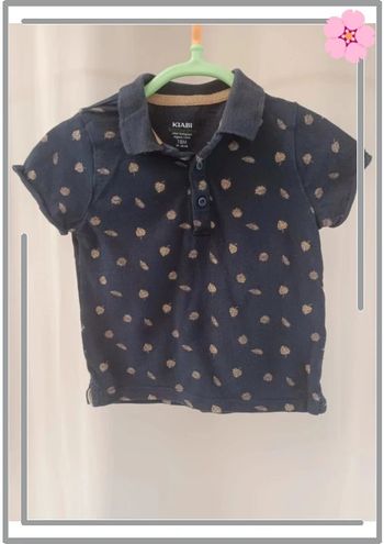 Polo bleu marine Kiabi 18 mois