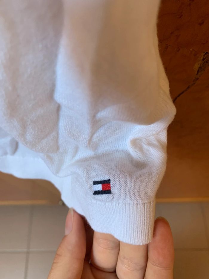 Haut blanc ajourée Tommy Hilfiger - photo numéro 5