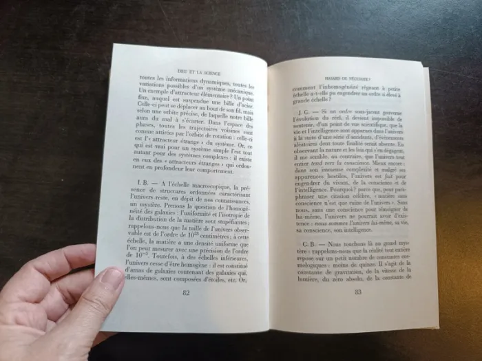 Livre DIEU ET LA SCIENCE - Jean Guitton, Grichka Bogdanov, Igor Bogdanov - photo numéro 6