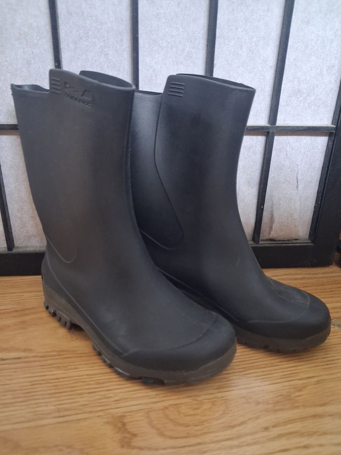 Bottes de pluie mixte - Taille 27/28 - Solognac - photo numéro 2