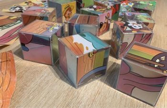 Cubes puzzles vintage - photo numéro 9