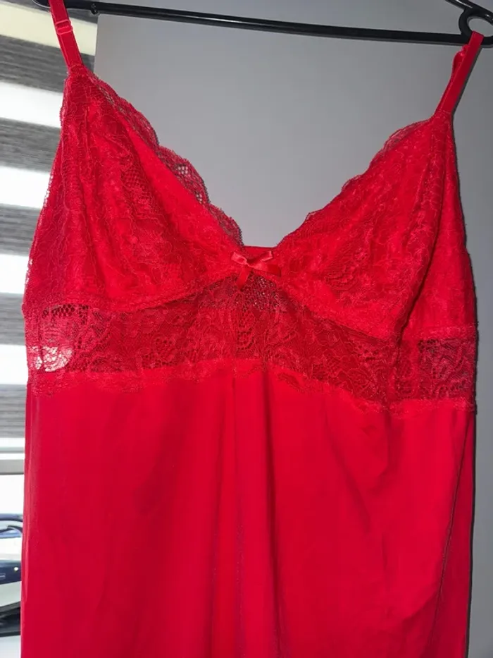 Nuisette rouge taille L - photo numéro 3
