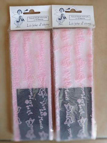 Tulle pour voiture 10 mètres/mariage