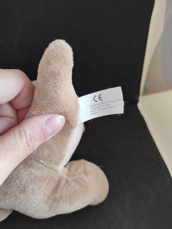 doudou peluche nature et découverte kangourou doudou mouchoir  #geektradedoudou - photo numéro 4