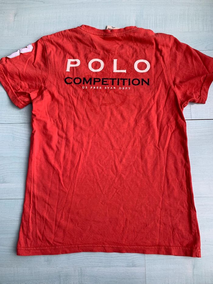 T shirt rouge us free star 152/158cm - photo numéro 3