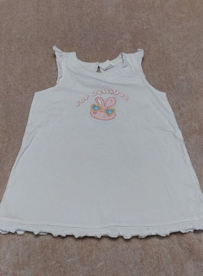 Robe sans manches été bébé fille 24 mois