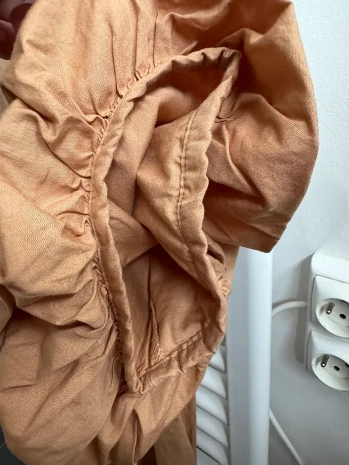 Robe popeline manches bouffantes - photo numéro 5