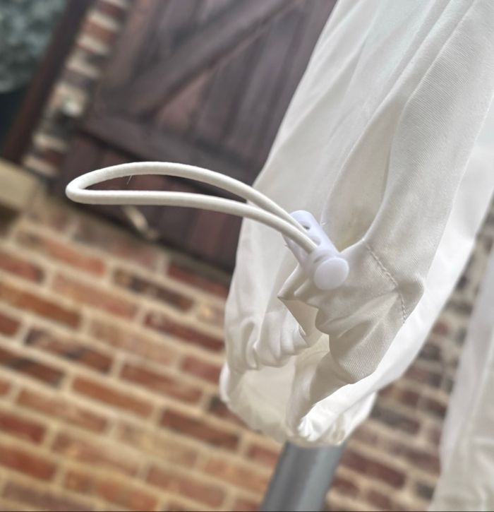 👖 Pantalon parachute cargo blanc à cordons – T36 (S) – Fashion Sexy Lounge - photo numéro 7