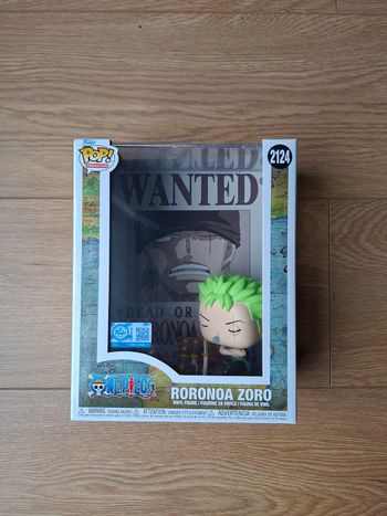 Funko Pop! Roronoa Zoro Wanted Poster One piece exclusive vinyl