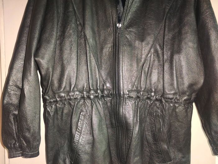Manteau cuir
